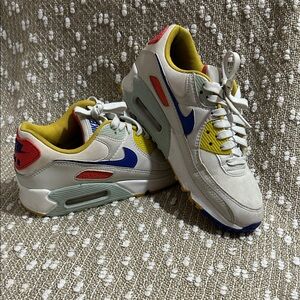 Nike Air Max with Blue and Red Highlights
